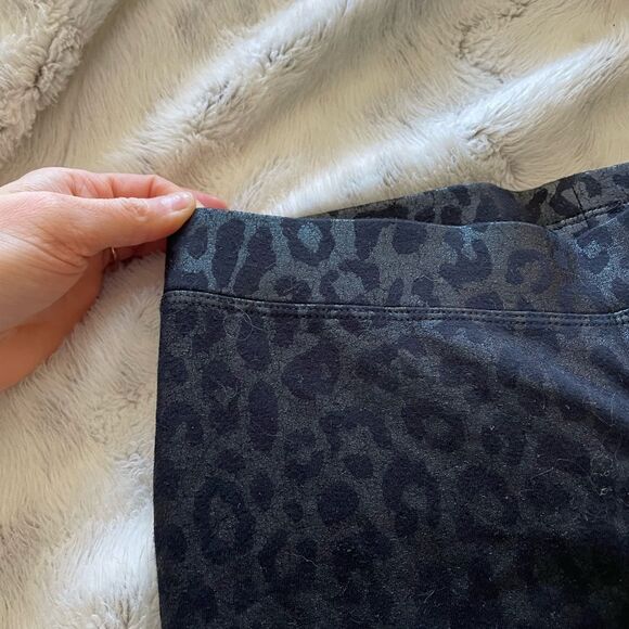 Express Cheetah, print, black leggings Halloween Cat Costume easy athletic small - Picture 1 of 4